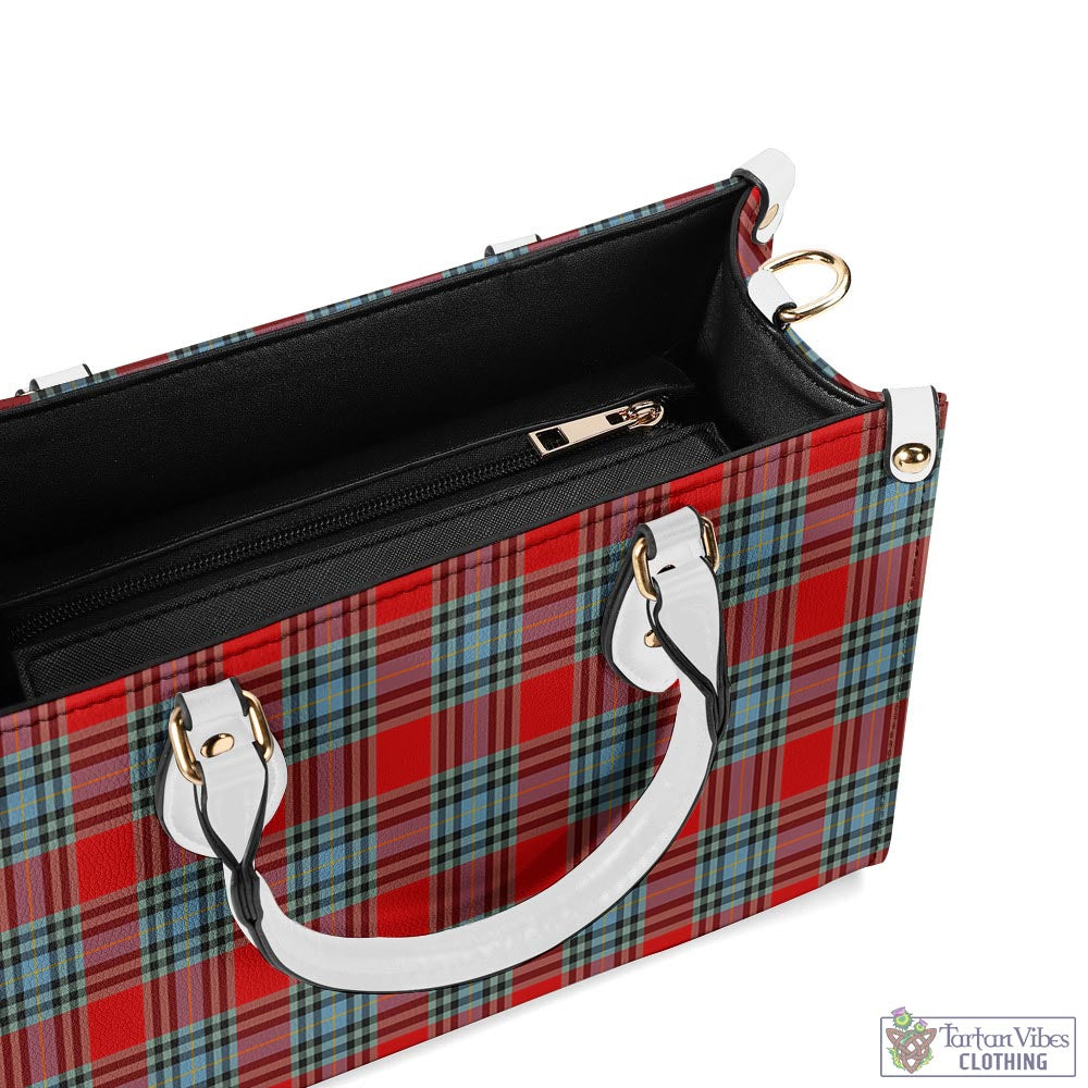 Tartan Vibes Clothing MacLeay Tartan Luxury Leather Handbags