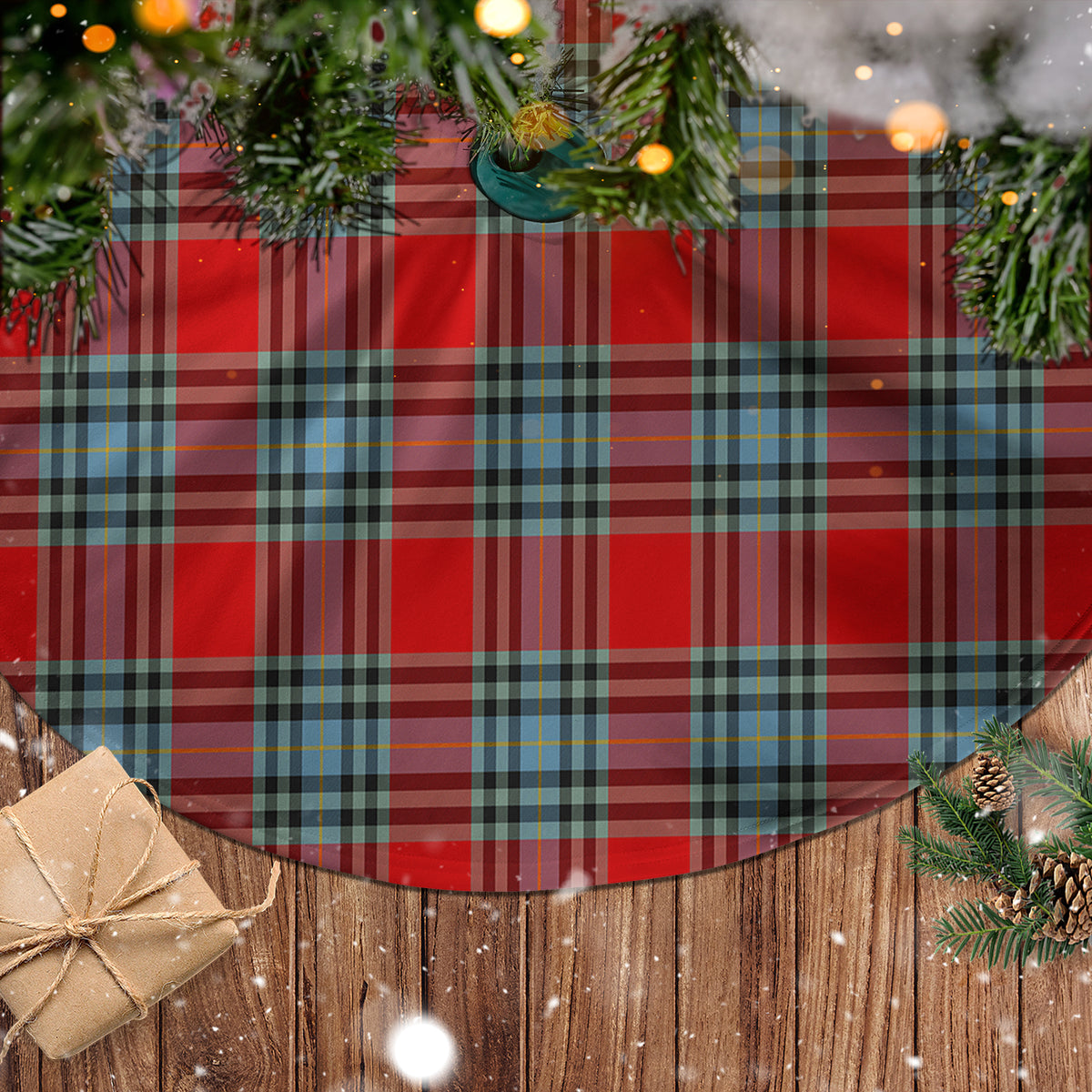 MacLeay (McLeay) Tartan Christmas Tree Skirt - Tartan Vibes Clothing