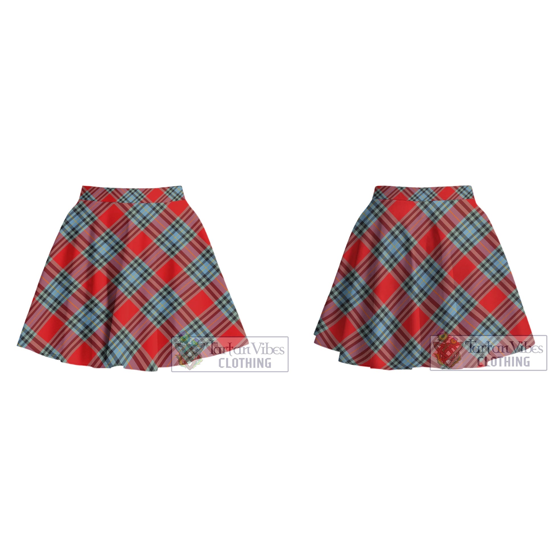 Tartan Vibes Clothing MacLeay Tartan Women's Plated Mini Skirt