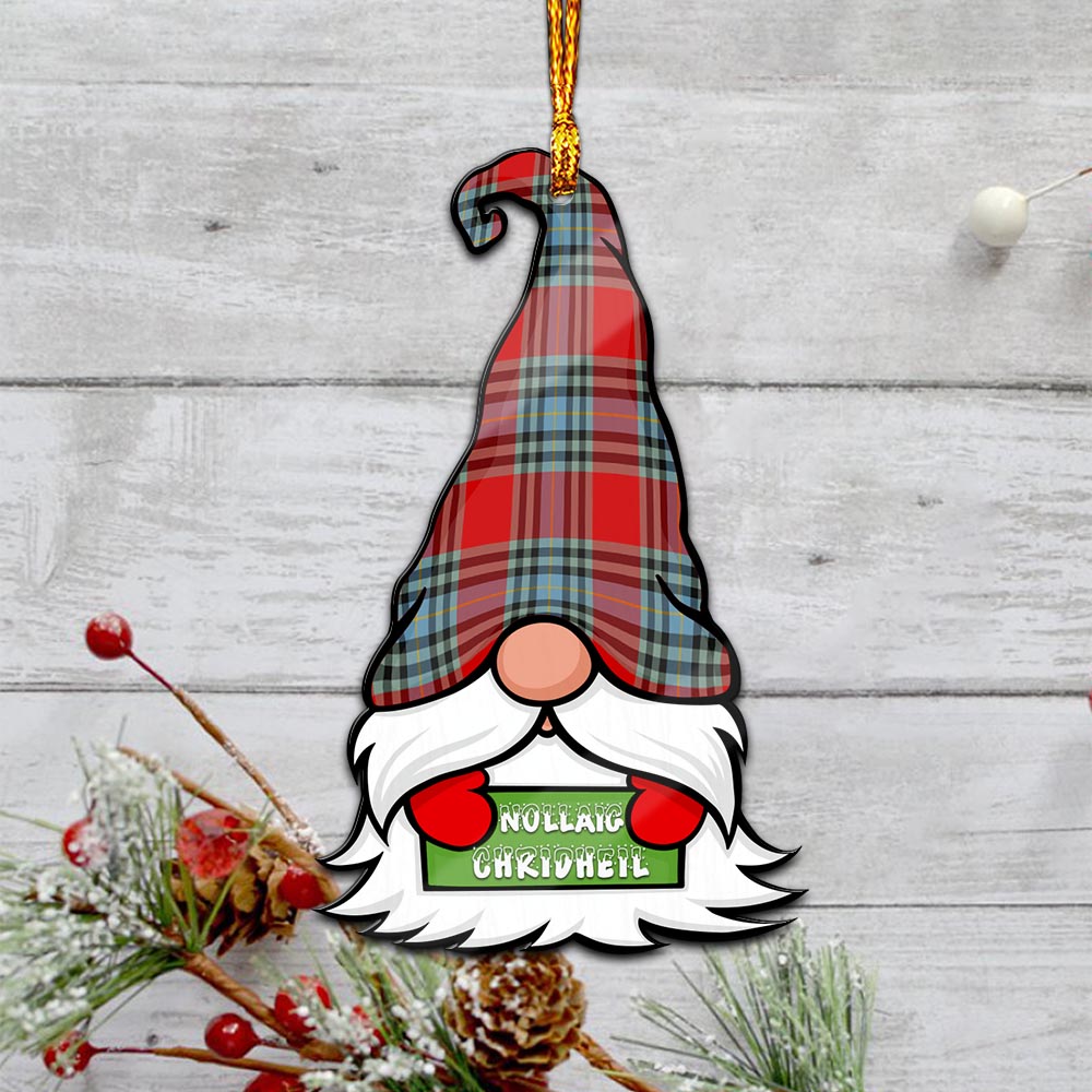 MacLeay (McLeay) Gnome Christmas Ornament with His Tartan Christmas Hat - Tartan Vibes Clothing