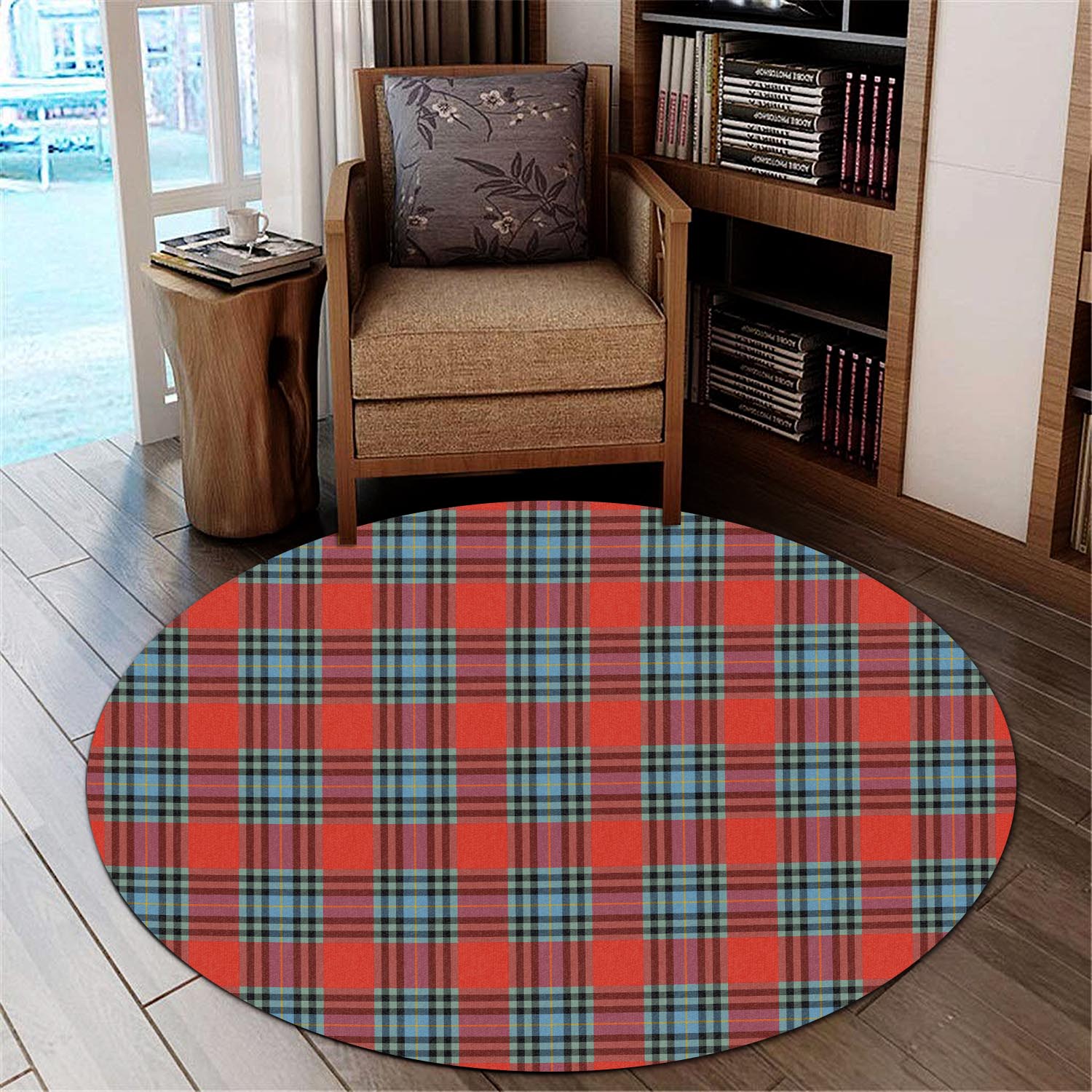 macleay-tartan-round-rug