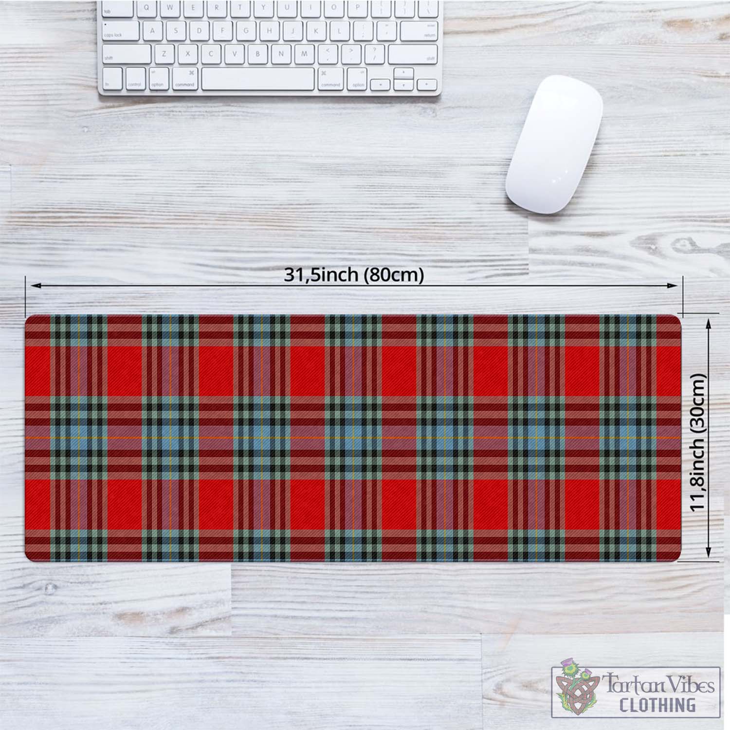 Tartan Vibes Clothing MacLeay Tartan Mouse Pad