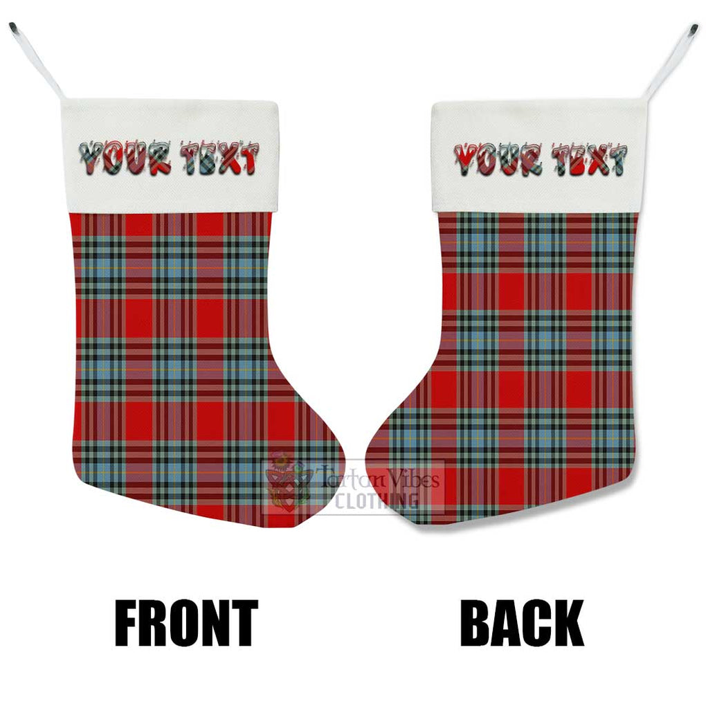 MacLeay (McLeay) Tartan Christmas Stocking with Personalized Text - Tartan Vibes Clothing