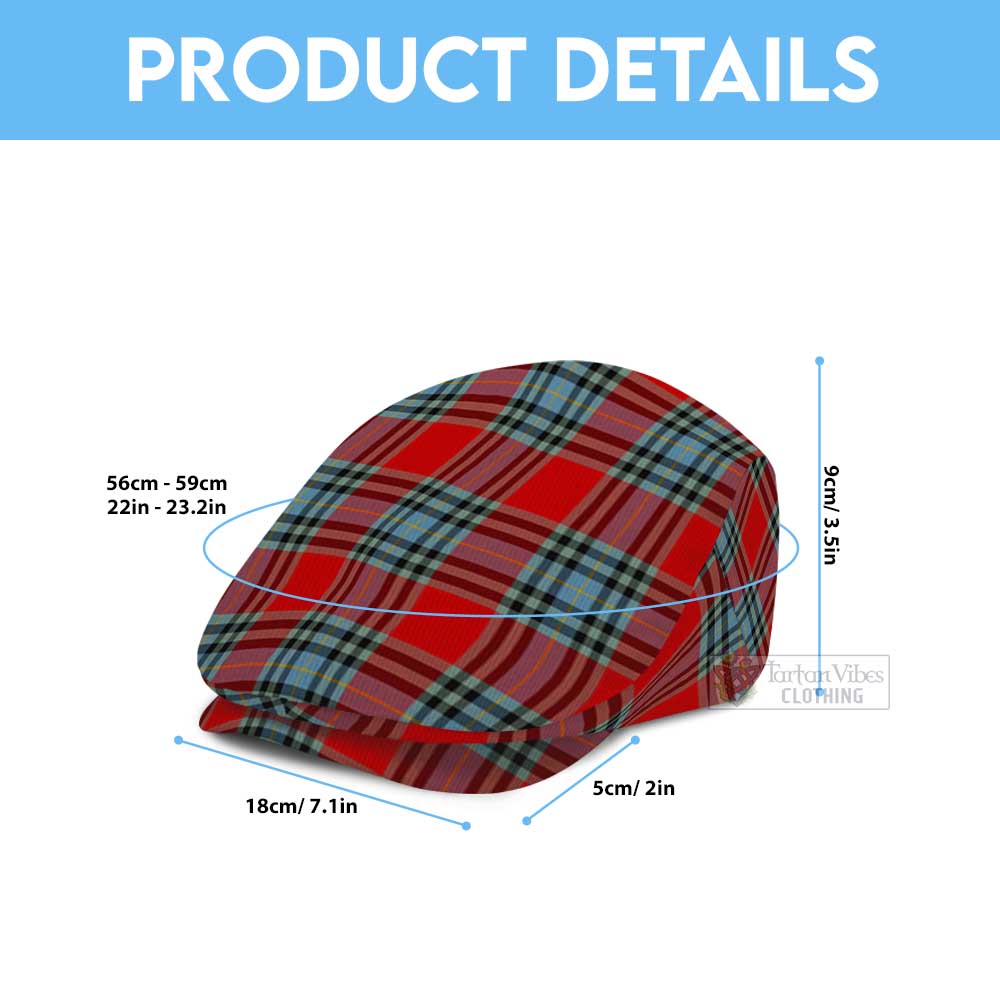 MacLeay (McLeay) Tartan Jeff Cap, Tartan Flat Cap - Tartan Vibes Clothing