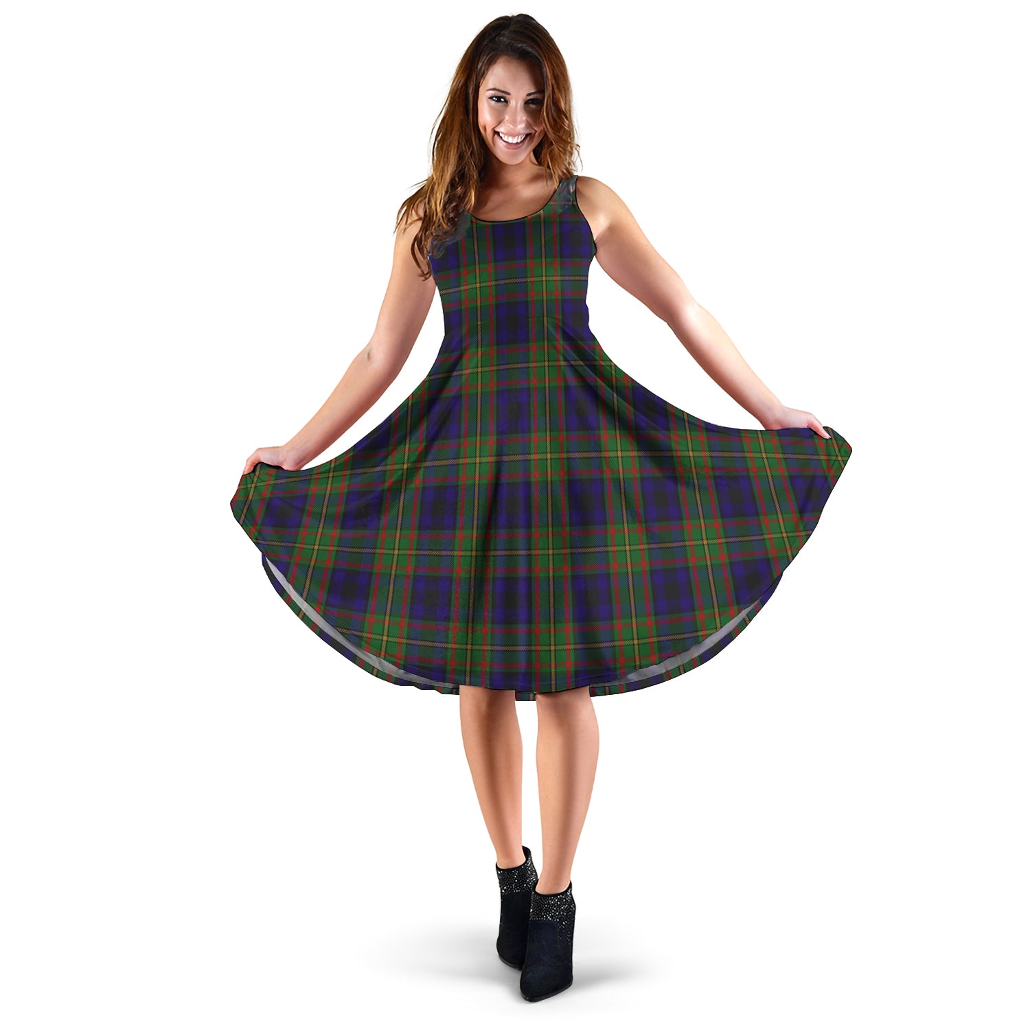 macleish-tartan-sleeveless-midi-womens-dress