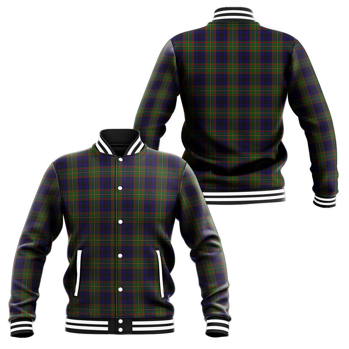 MacLeish (McLeish) Tartan Baseball Jacket Unisex - Tartan Vibes Clothing