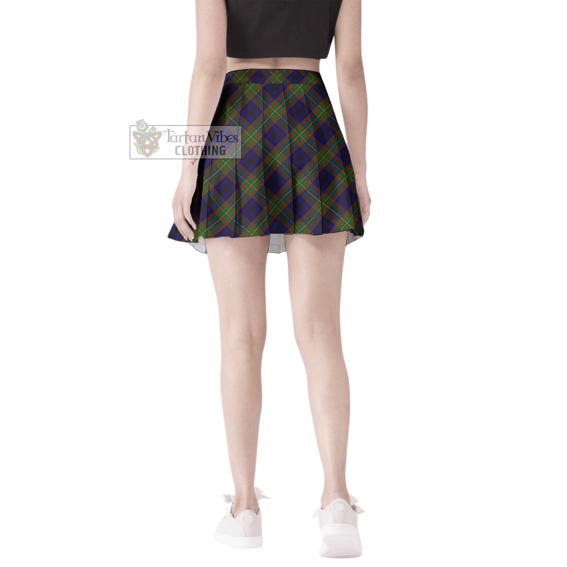 Tartan Vibes Clothing MacLeish Tartan Women's Plated Mini Skirt