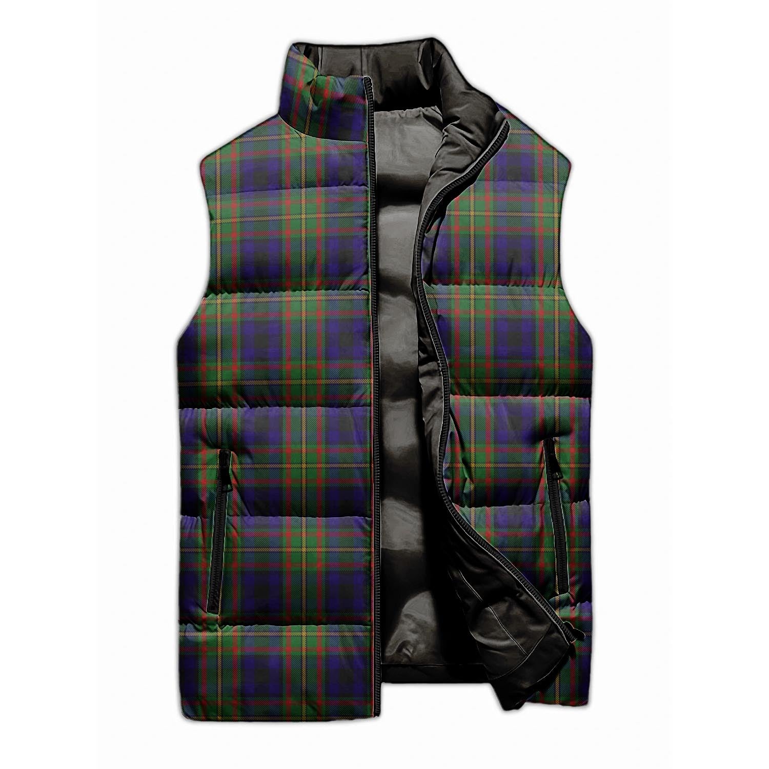 MacLeish Tartan Sleeveless Puffer Jacket - Tartanvibesclothing