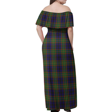 MacLeish (McLeish) Tartan Off Shoulder Long Dress