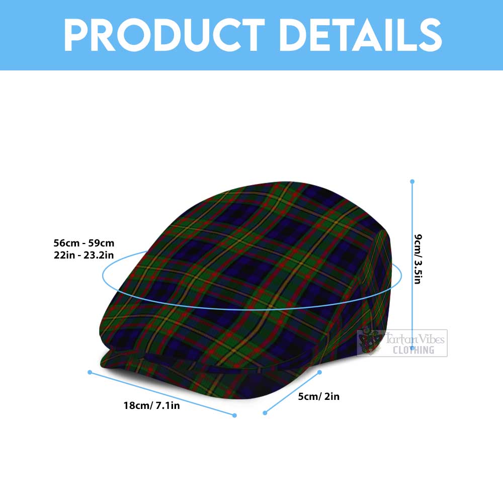 MacLeish (McLeish) Tartan Jeff Cap, Tartan Flat Cap - Tartan Vibes Clothing