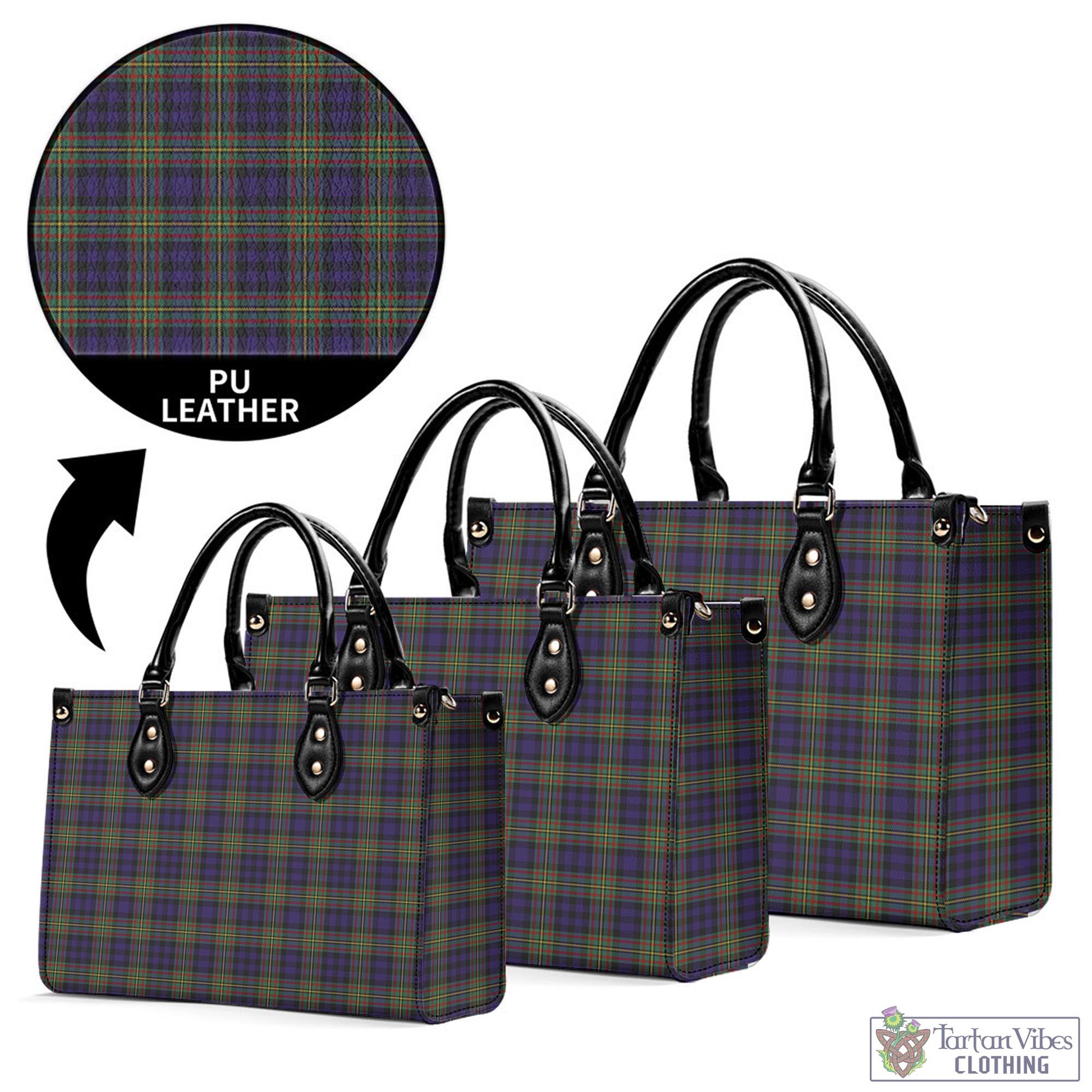 Tartan Vibes Clothing MacLellan Tartan Luxury Leather Handbags