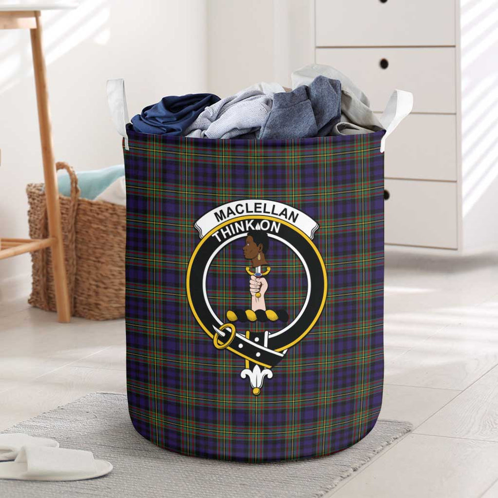 MacLellan (McLellan) Tartan Laundry Basket with Family Crest One Size - Tartanvibesclothing Shop