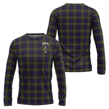 MacLellan (McLellan) Tartan Long Sleeve T-Shirt with Family Crest