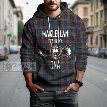 MacLellan (McLellan) Tartan Hoodie with Family Crest DNA In Me Style