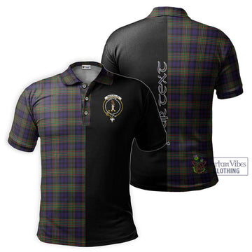 MacLellan (McLellan) Tartan Polo Shirt with Family Crest and Half Of Me Style