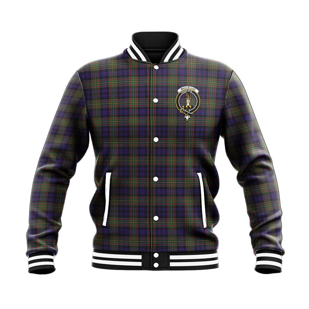 MacLellan (McLellan) Tartan Baseball Jacket with Family Crest - Tartan Vibes Clothing