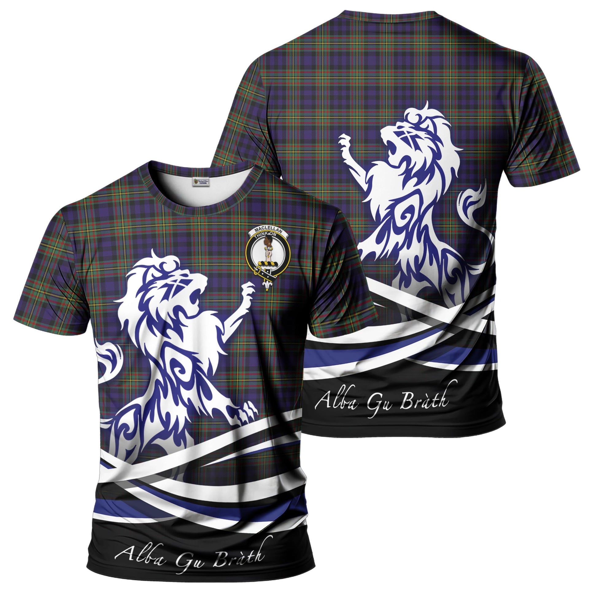 maclellan-tartan-t-shirt-with-alba-gu-brath-regal-lion-emblem