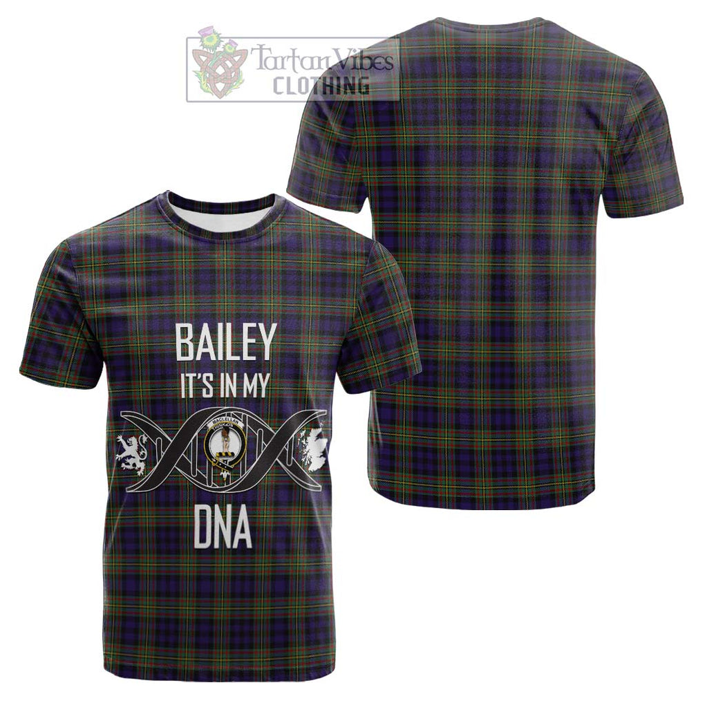 Tartan Vibes Clothing MacLellan Tartan Cotton T-shirt with Family Crest DNA In Me Style