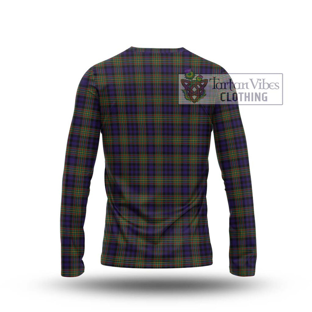 MacLellan (McLellan) Tartan Long Sleeve T-Shirt with Family Crest DNA In Me Style - Tartanvibesclothing Shop