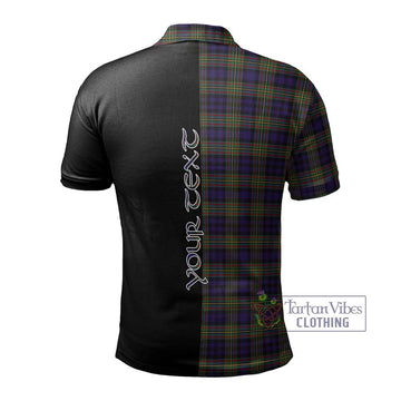 MacLellan (McLellan) Tartan Polo Shirt with Family Crest and Half Of Me Style