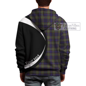 MacLellan (McLellan) Tartan Hoodie with Family Crest Circle Style