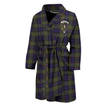 MacLellan (McLellan) Tartan Bathrobe with Family Crest