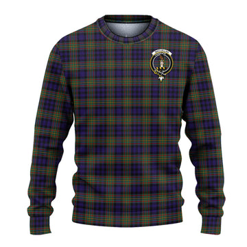 MacLellan Tartan Knitted Sweater with Family Crest