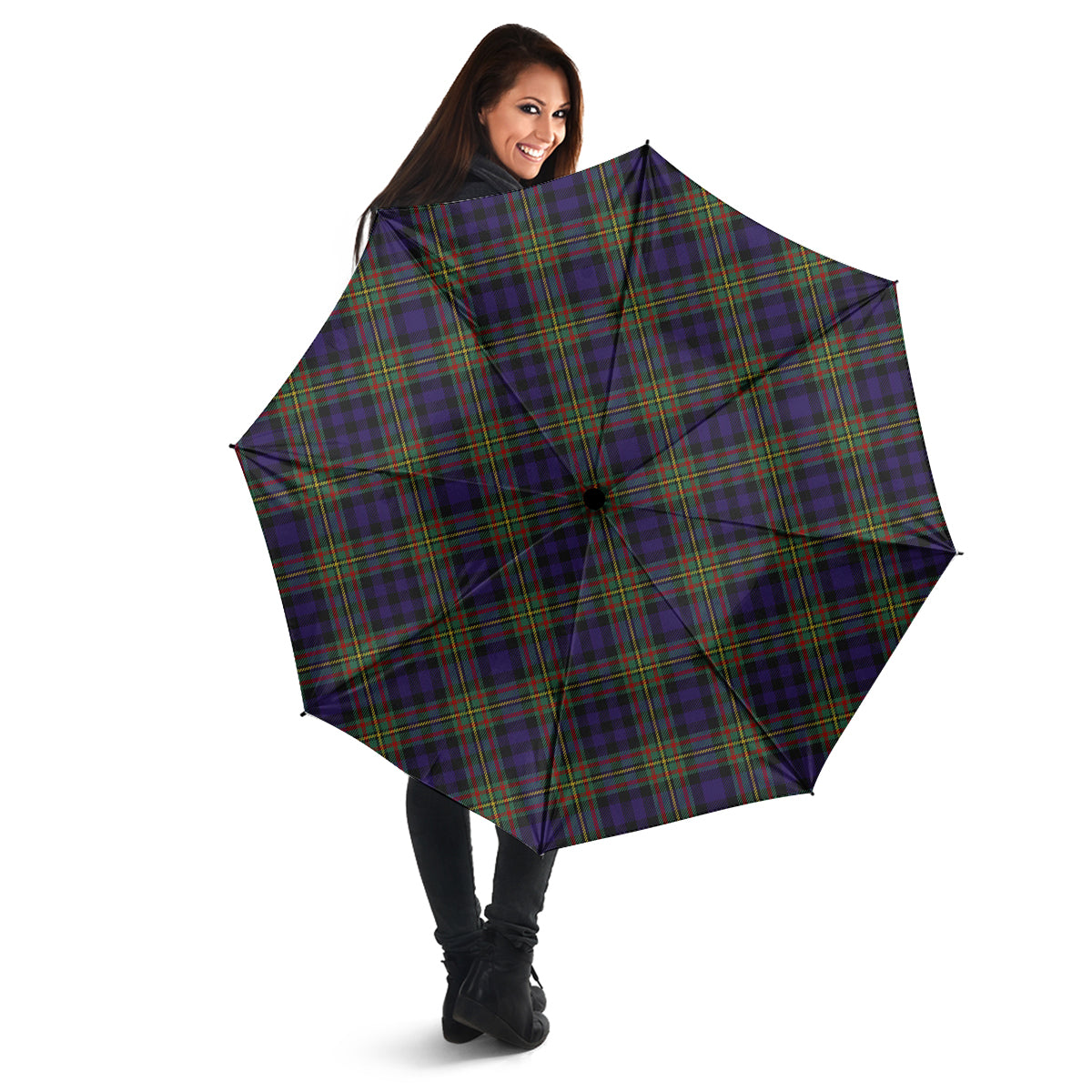 MacLellan Tartan Umbrella - Tartanvibesclothing