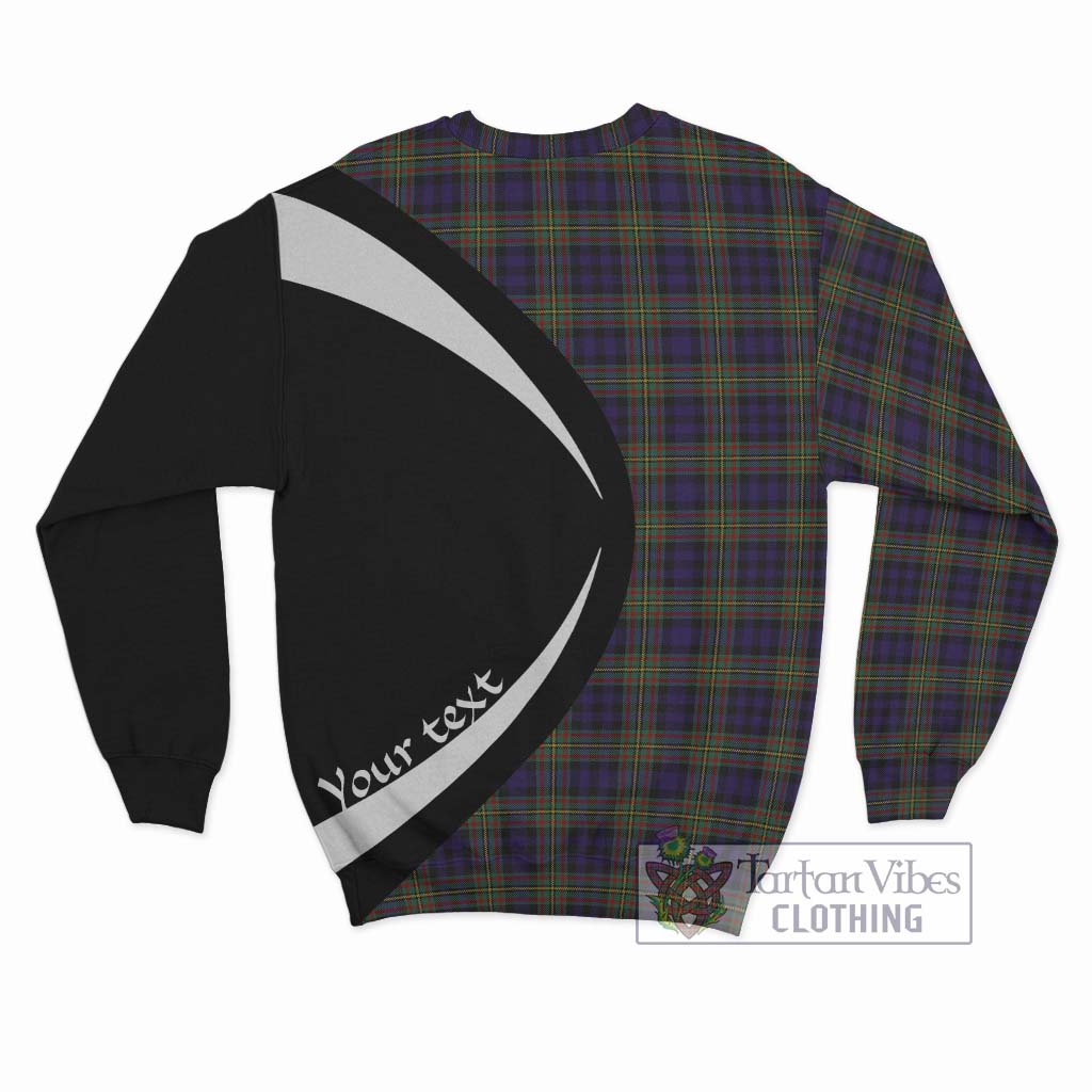 MacLellan (McLellan) Tartan Sweatshirt with Family Crest Circle Style - Tartan Vibes Clothing