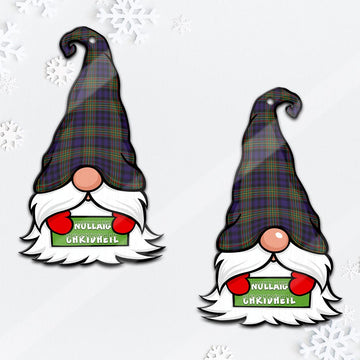 MacLellan Gnome Christmas Ornament with His Tartan Christmas Hat