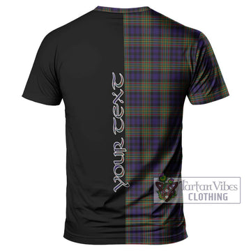 MacLellan (McLellan) Tartan T-Shirt with Family Crest and Half Of Me Style