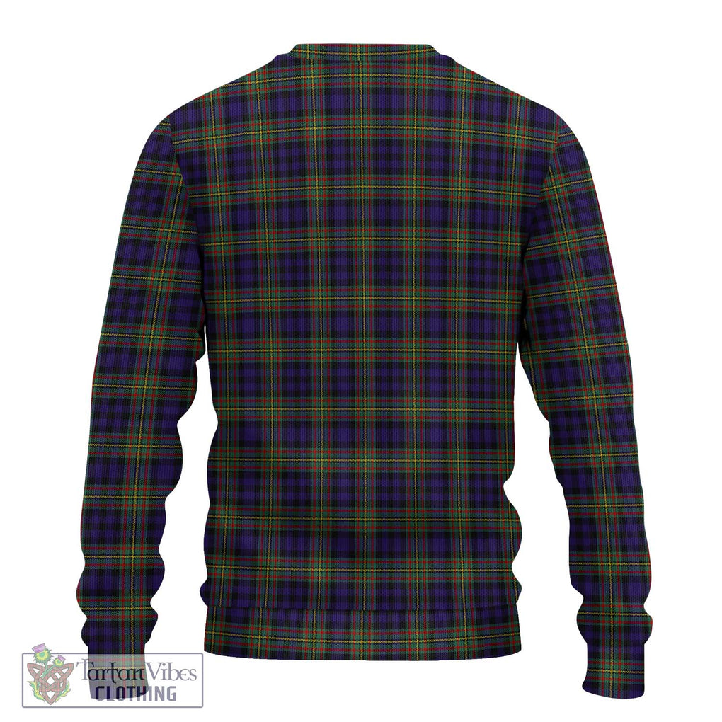 MacLellan (McLellan) Tartan Knitted Sweater with Family Crest DNA In Me Style - Tartanvibesclothing Shop