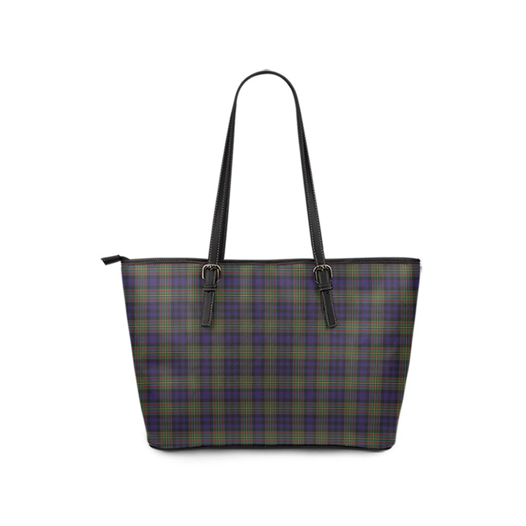 MacLellan (McLellan) Tartan Leather Tote Bag - Tartan Vibes Clothing