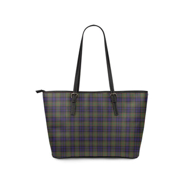 MacLellan (McLellan) Tartan Leather Tote Bag