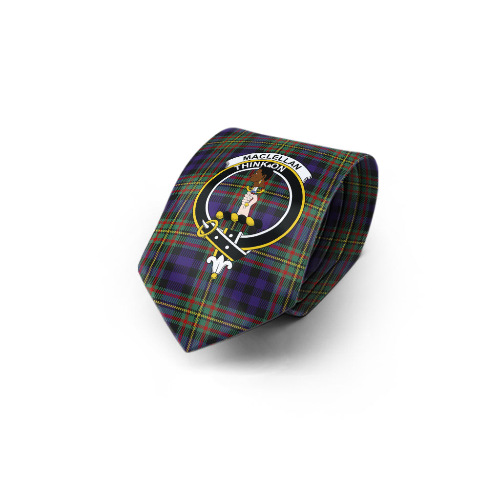 MacLellan (McLellan) Tartan Classic Necktie with Family Crest - Tartan Vibes Clothing