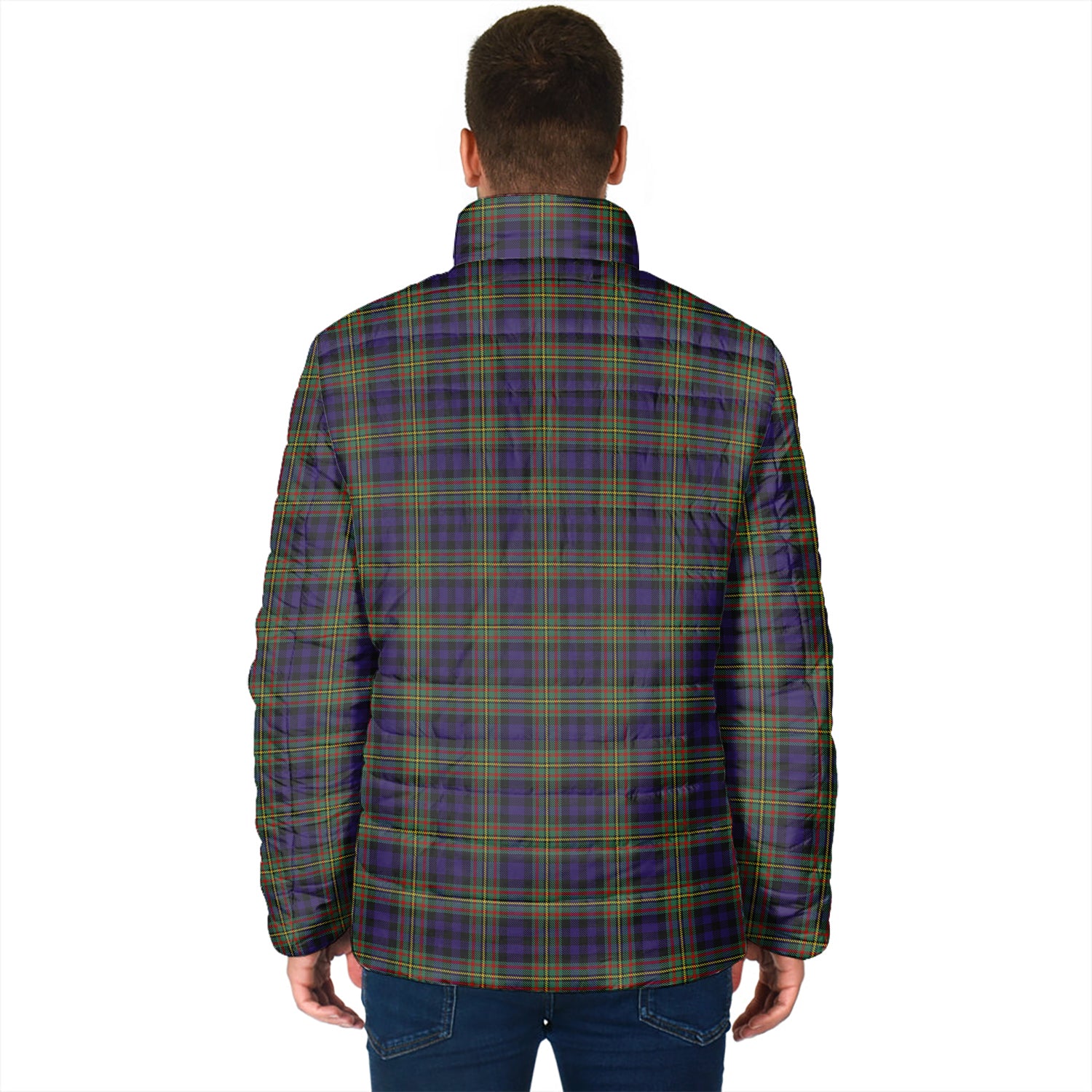 MacLellan (McLellan) Tartan Padded Jacket with Family Crest - Tartan Vibes Clothing