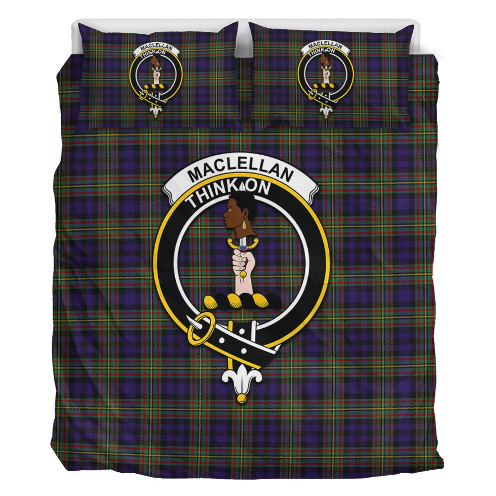 MacLellan (McLellan) Tartan Bedding Set with Family Crest - Tartan Vibes Clothing