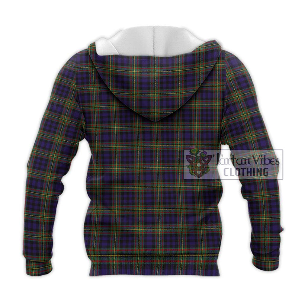 MacLellan (McLellan) Tartan Knitted Hoodie with Family Crest DNA In Me Style - Tartanvibesclothing Shop