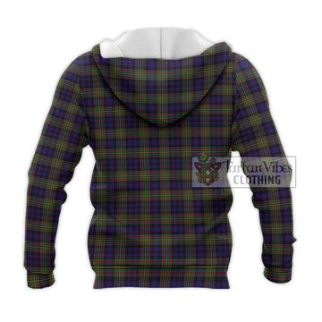 MacLellan (McLellan) Tartan Knitted Hoodie with Family Crest DNA In Me Style