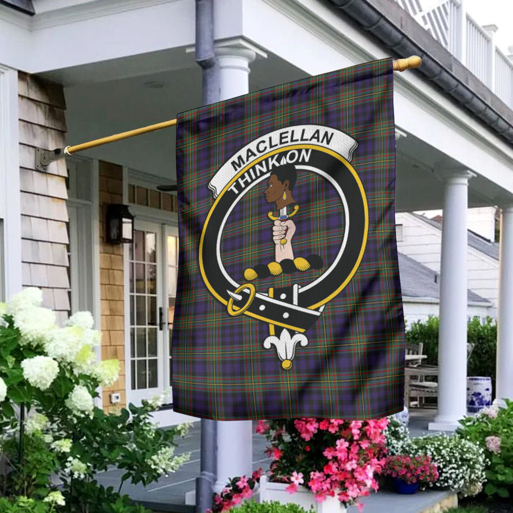 maclellan-tartan-flag-with-family-crest