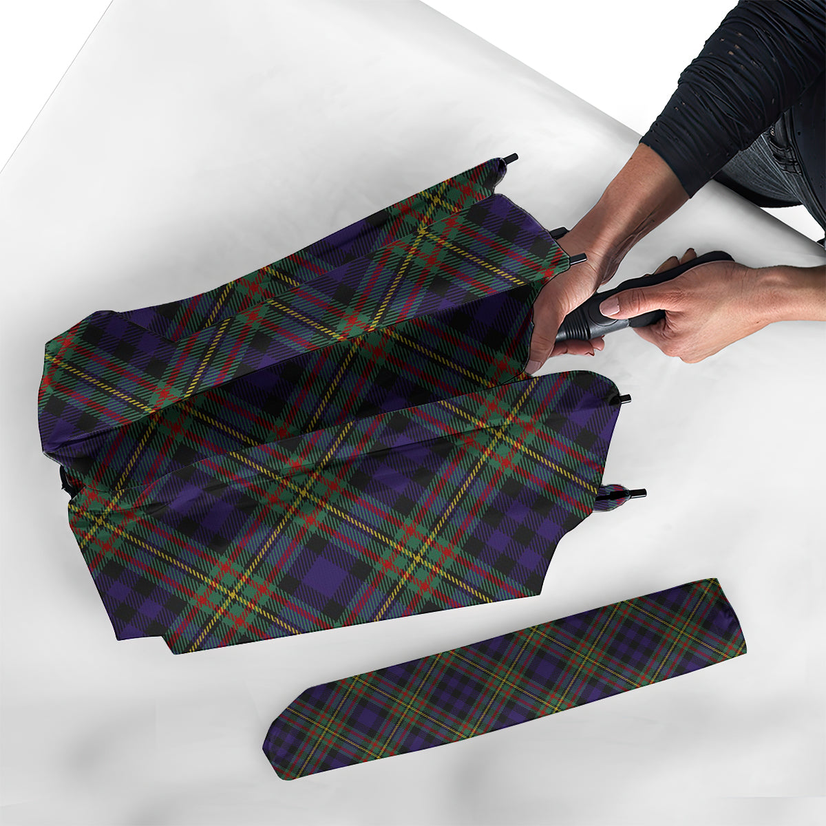 MacLellan Tartan Umbrella - Tartanvibesclothing