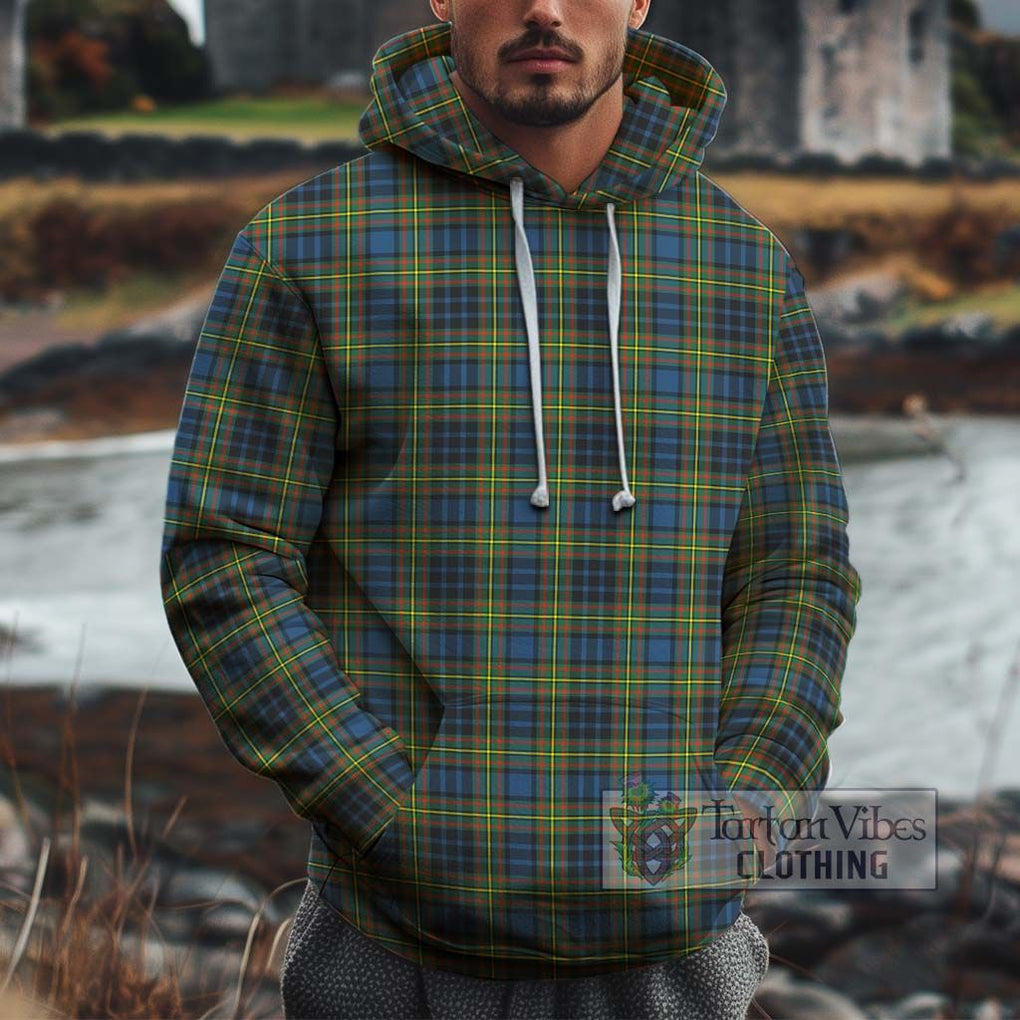 MacLellan Ancient Tartan Cotton Hoodie Pullover Hoodie XS - Tartan Vibes Clothing