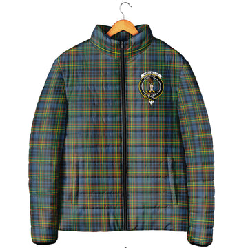 MacLellan Ancient Tartan Padded Jacket with Family Crest