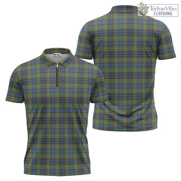 MacLellan Ancient Tartan Zipper Polo Shirt