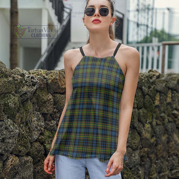 MacLellan Ancient Tartan Loose Halter Neck Camisole