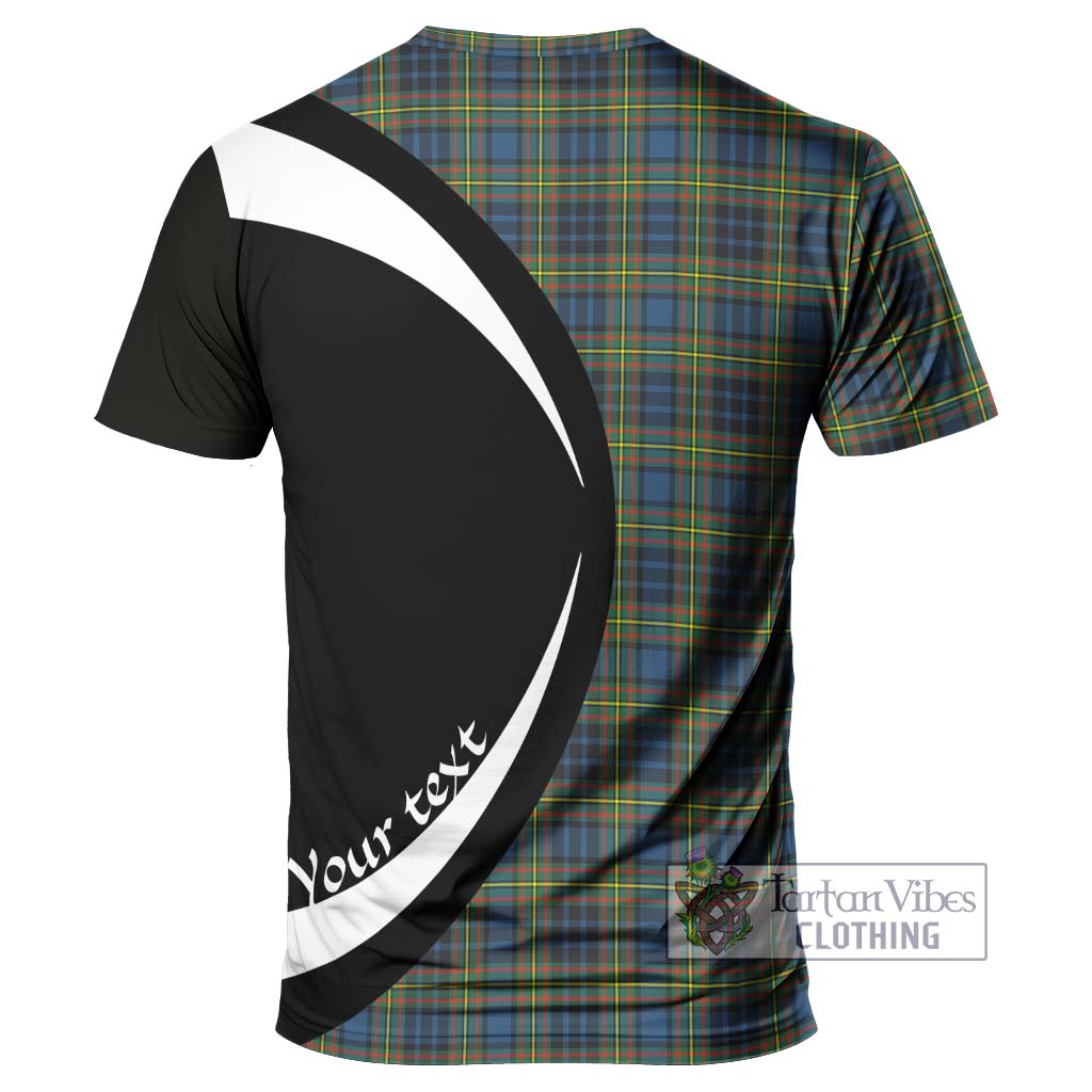 Tartan Vibes Clothing MacLellan Ancient Tartan T-Shirt with Family Crest Circle Style