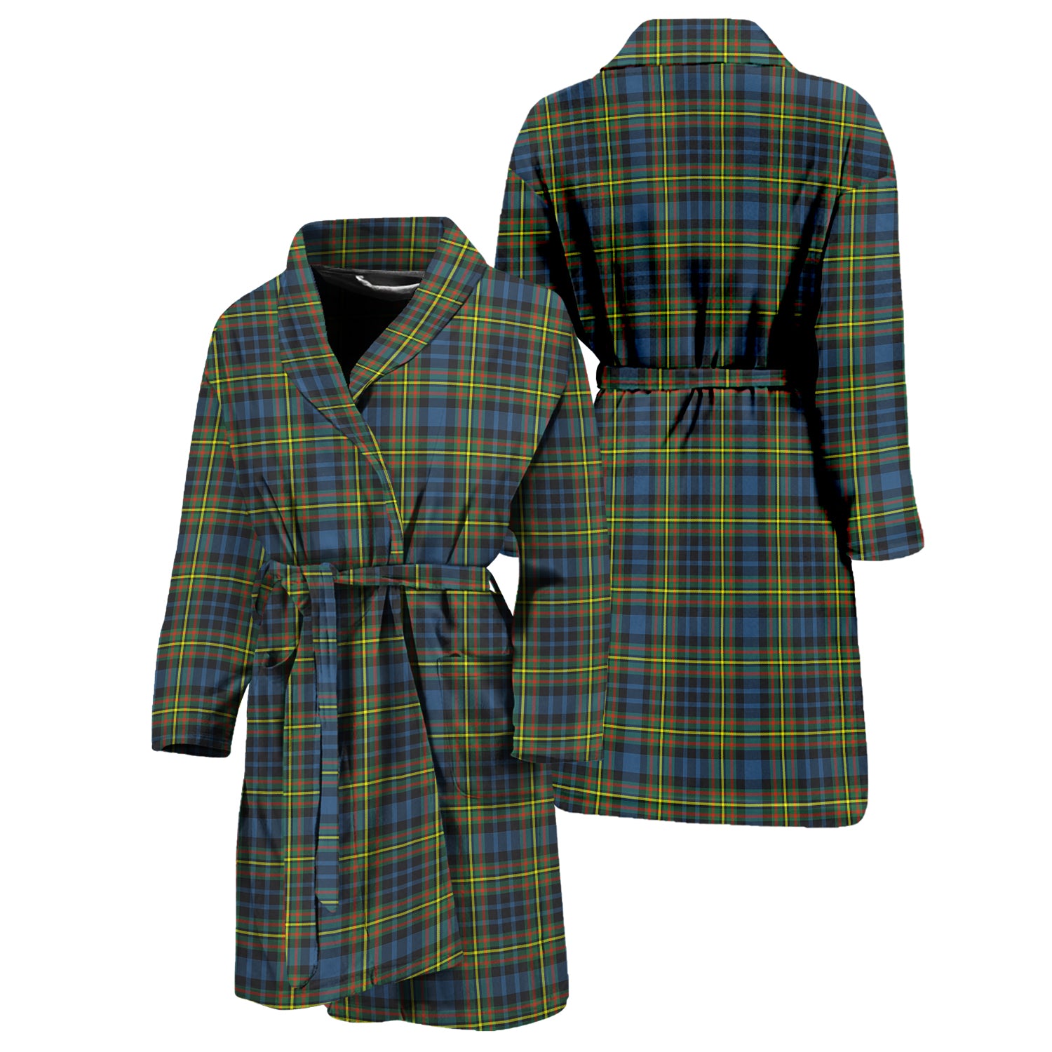 MacLellan Ancient Tartan Bathrobe Unisex M - Tartan Vibes Clothing