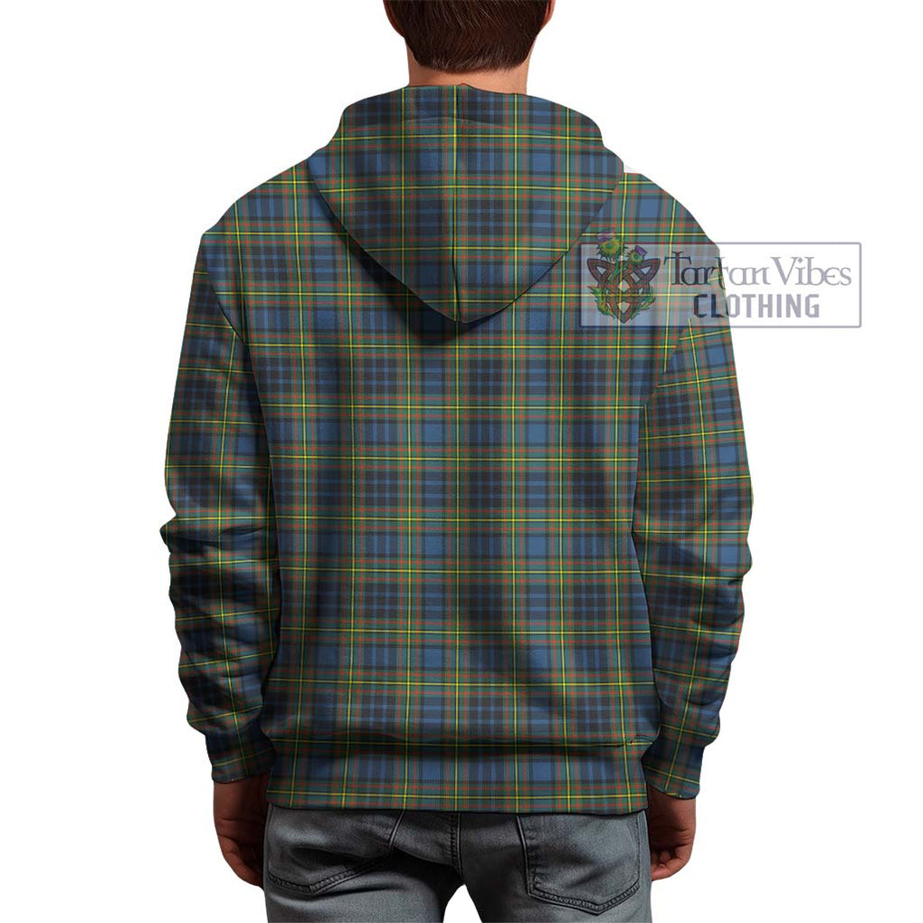 MacLellan Ancient Tartan Hoodie with Family Crest DNA In Me Style - Tartanvibesclothing Shop