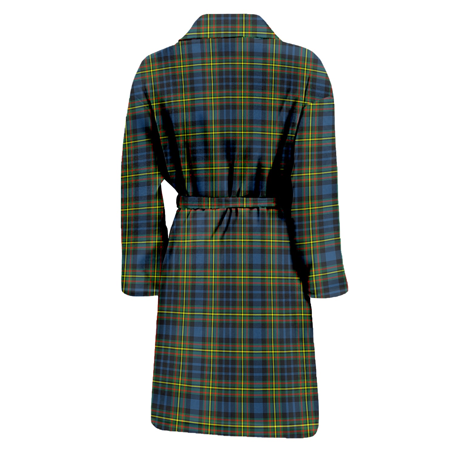 MacLellan Ancient Tartan Bathrobe with Family Crest - Tartan Vibes Clothing