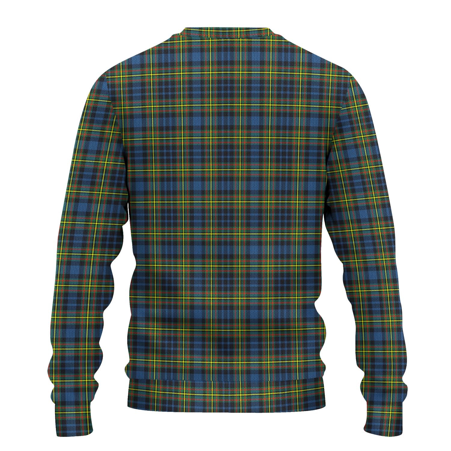 MacLellan Ancient Tartan Knitted Sweater with Family Crest - Tartanvibesclothing